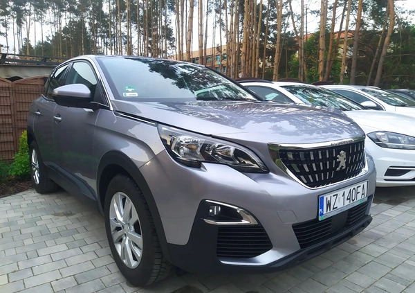 Peugeot 3008 cena 70999 przebieg: 160000, rok produkcji 2020 z Białobrzegi małe 742